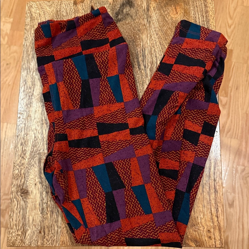 LuLaRoe Colorful Geometric Leggings